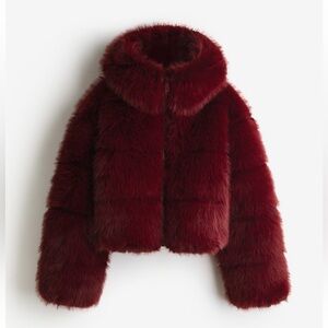 H&M HOODED DOWN PUFFER JACKET